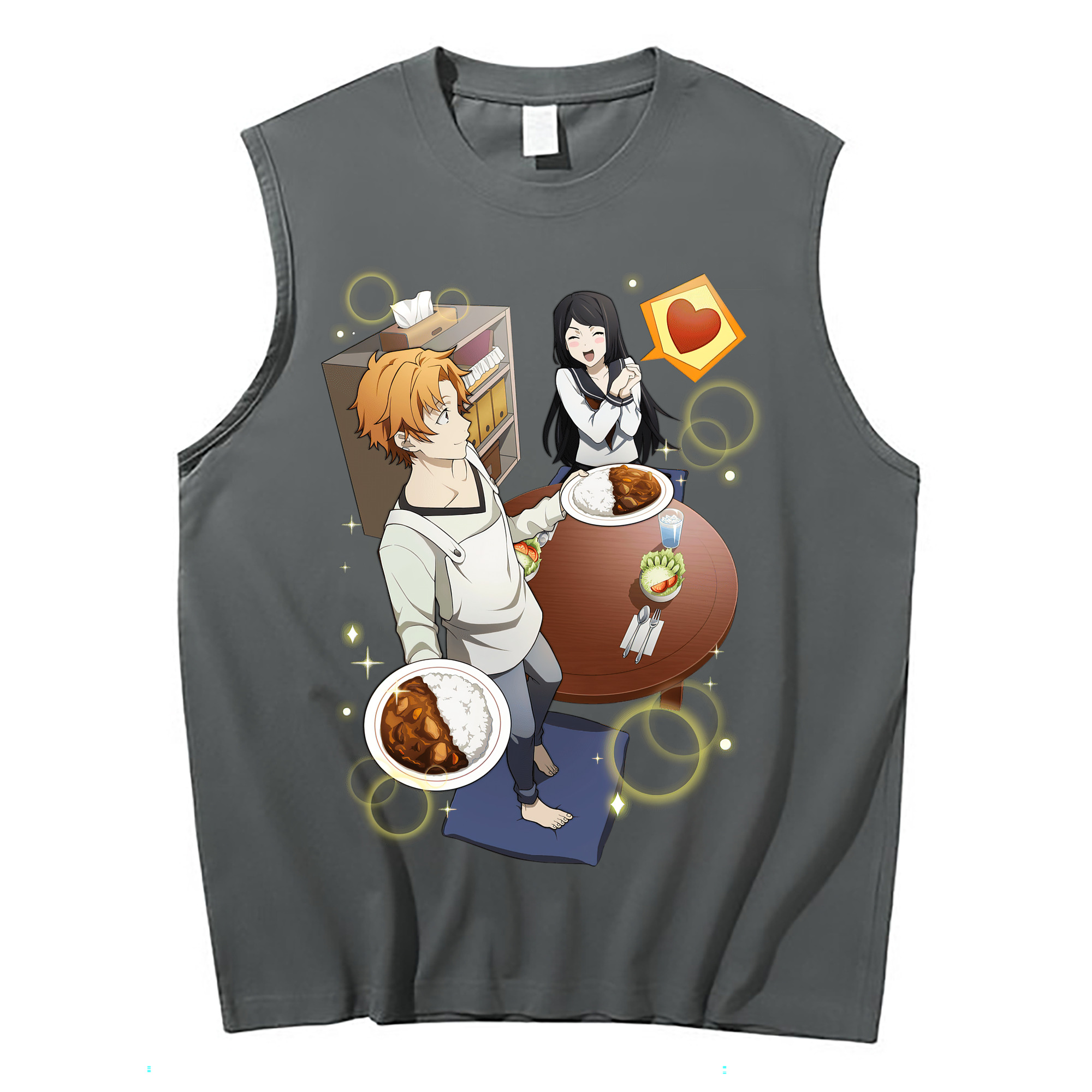 （画像用） 文豪ストレイドッグス Bungo Stray Dogs コットン100％タンクトップ（フロントプリント）
